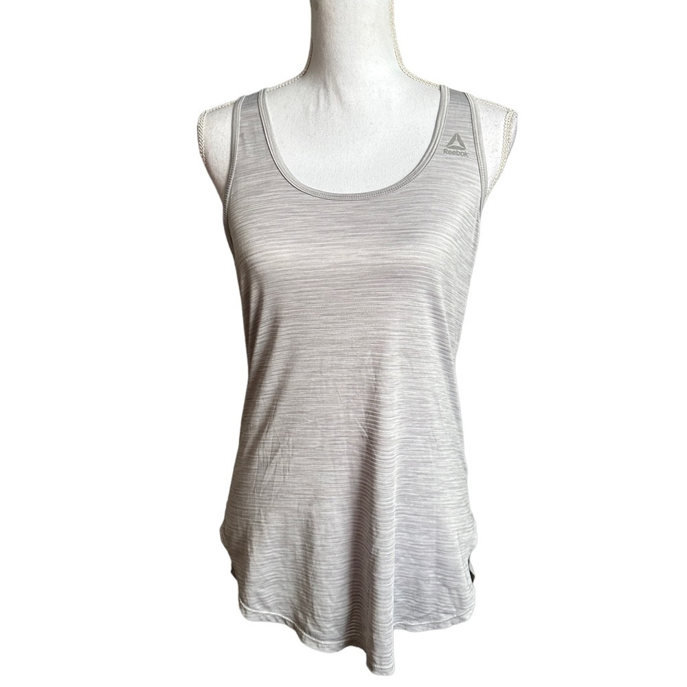 Reebok Gray Racerback Tank Top Size S/CH/P